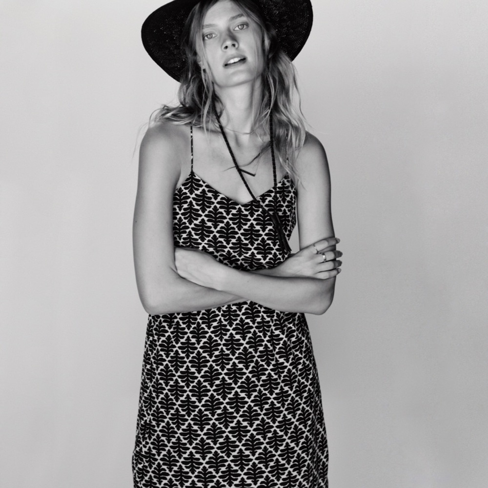 Madewell Silk Daylight Dress in Ikat Bloom Size 2